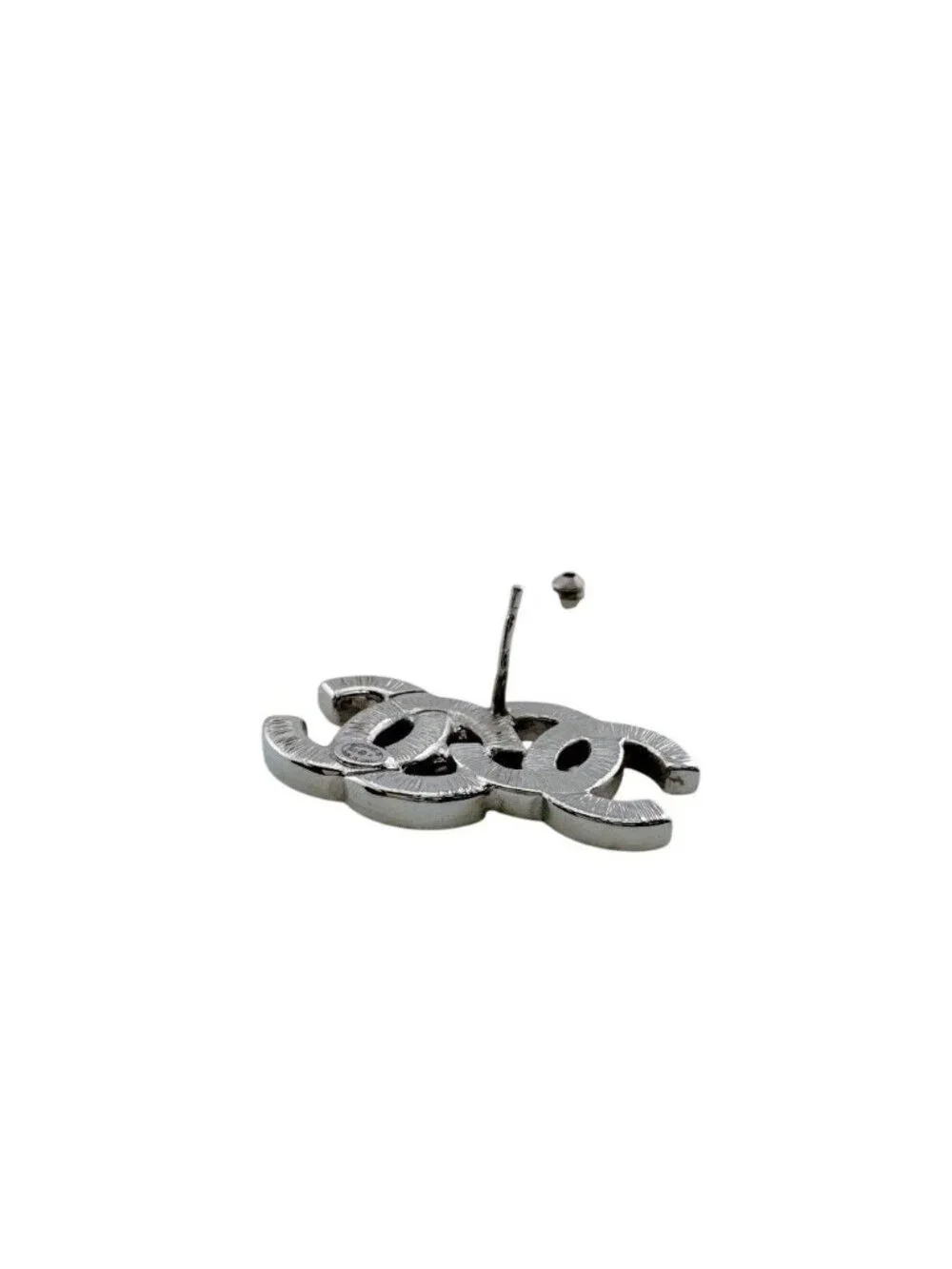 Chanel Metal Earrings Silver
